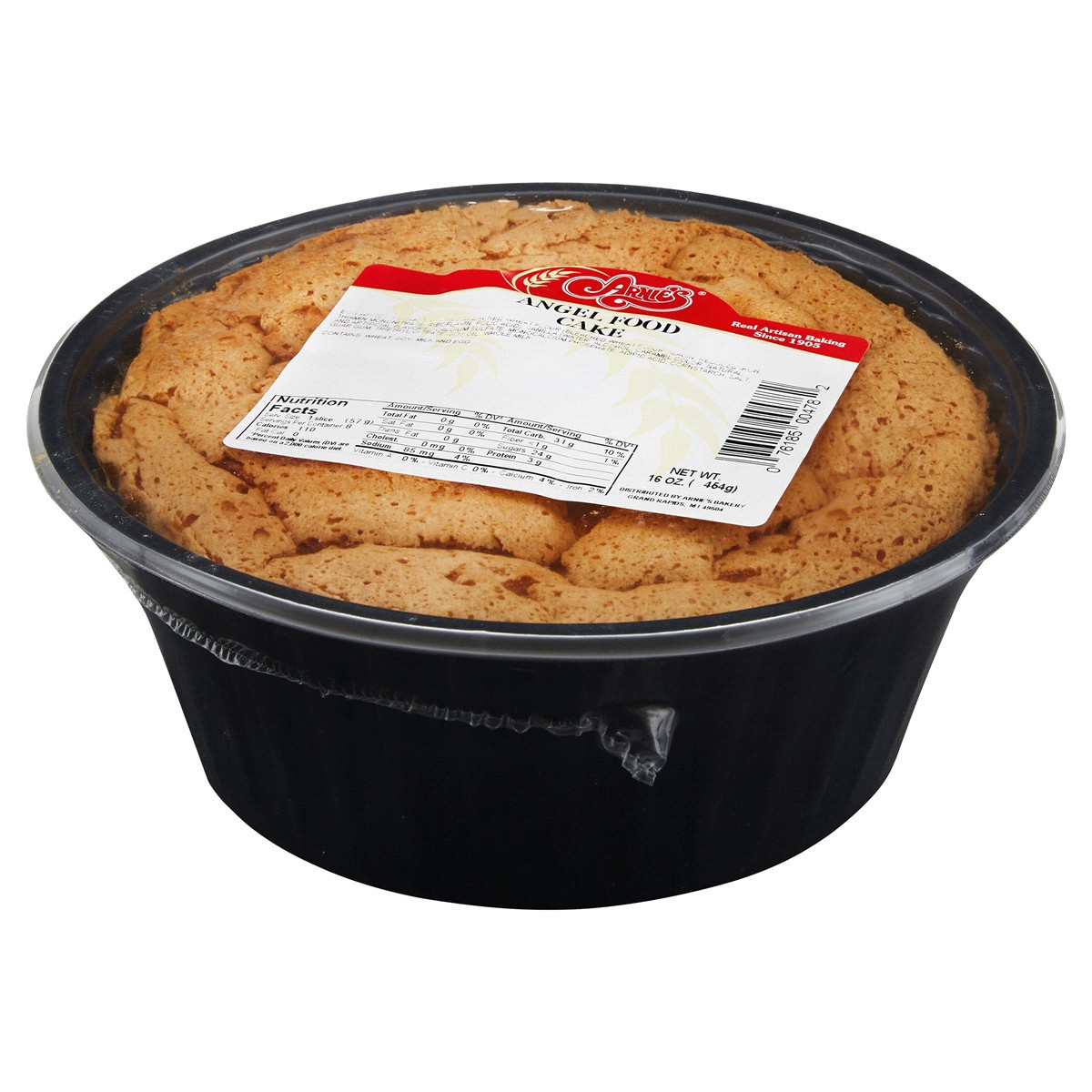slide 2 of 2, ARNIES Arnie's Bakery Angel Food Cake, 16 Oz, 16 oz