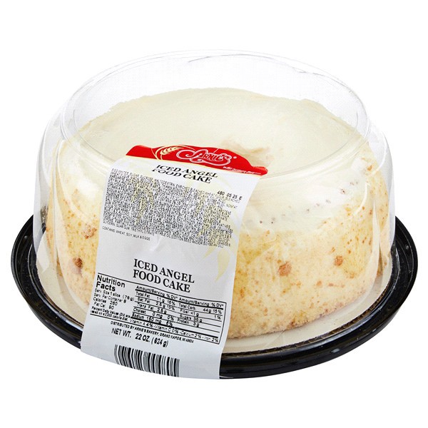 slide 3 of 5, ARNIES Arnie's Bakery Iced Angel Food Cake, 22 oz