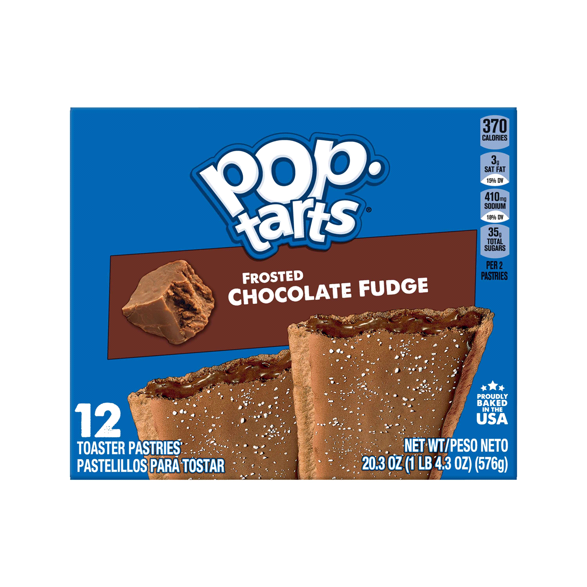 slide 1 of 5, Pop-Tarts Frosted Chocolate Fudge Toaster Pastries, 20.3 oz