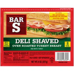 Bar-S Deli Shaved Oven Roasted Turkey Breast