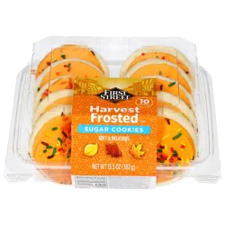 First Street Harvest Frosted Sugar Cookies