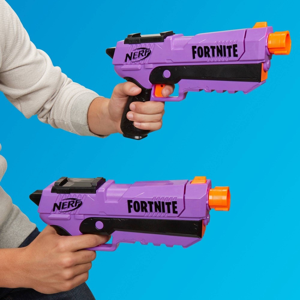 slide 2 of 5, NERF Fortnite DP-E Blaster 2-Pack, 1 ct