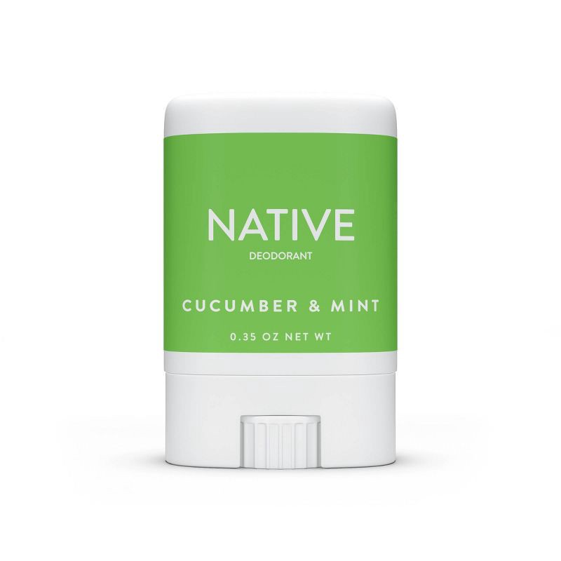 slide 1 of 3, Native Deodorant - Cucumber & Mint - Aluminum Free - Trial Size 0.35 oz, 0.35 oz