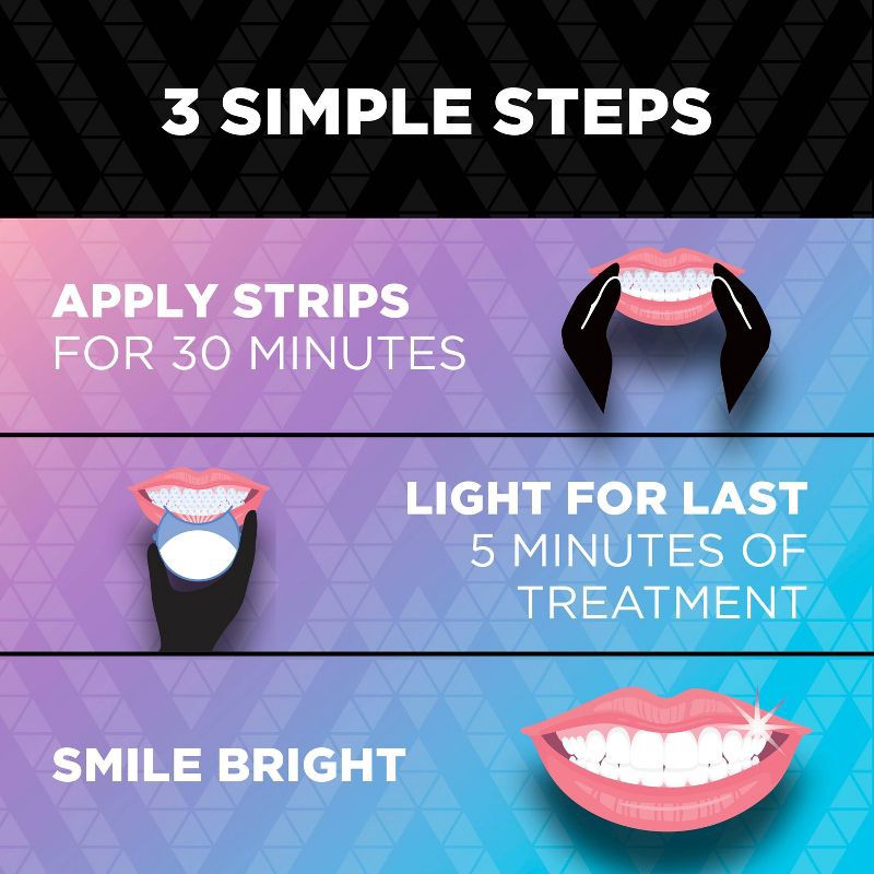 slide 5 of 10, ARC Oral Care ARC Blue Light Teeth Whitening Kit, 1 Blue Light + 14 Treatments, 1 ct