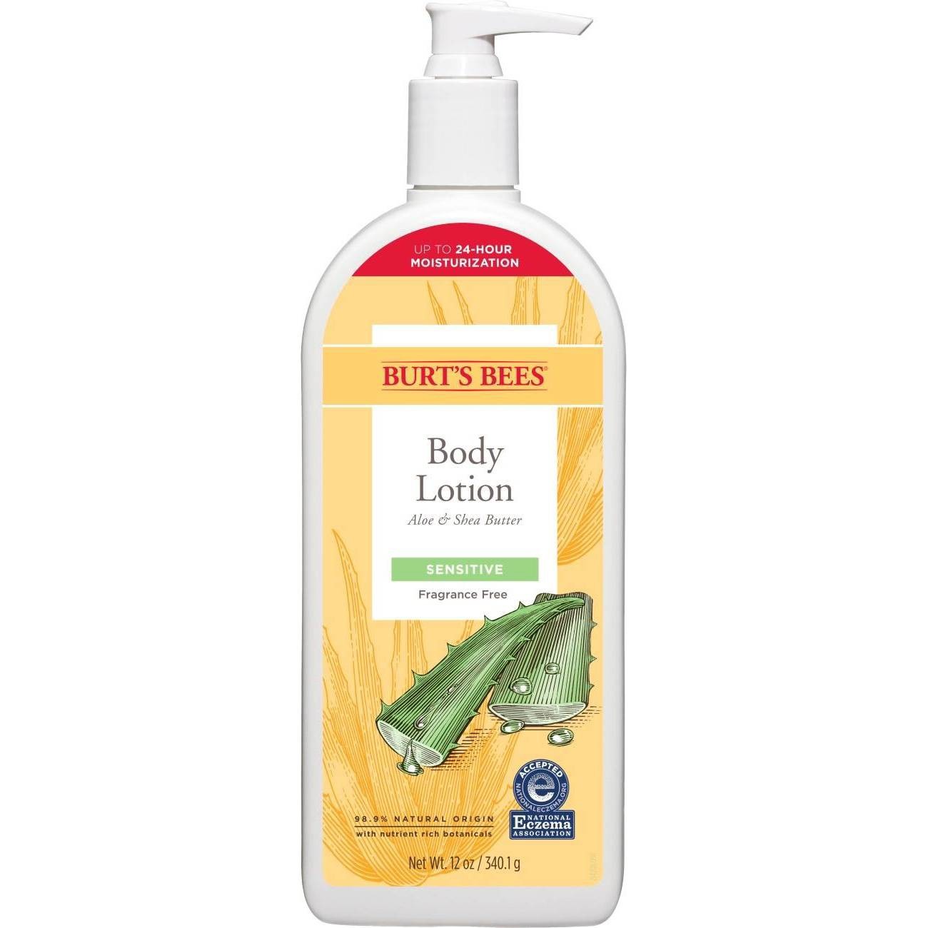 slide 1 of 2, Burt's Bees Sensitive Hand and Body Lotion - 12oz, 12 oz