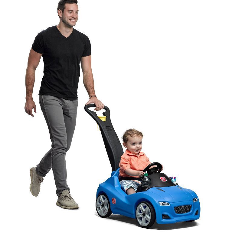 slide 2 of 10, Step2 Whisper Ride Cruiser - Blue: Push Riding Toy for Ages 1.5-4, 50 lb Capacity, 50 lb