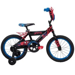 Huffy Marvel Spider-Man Kids' Bike - 16" Wheels - Training Wheels - Black