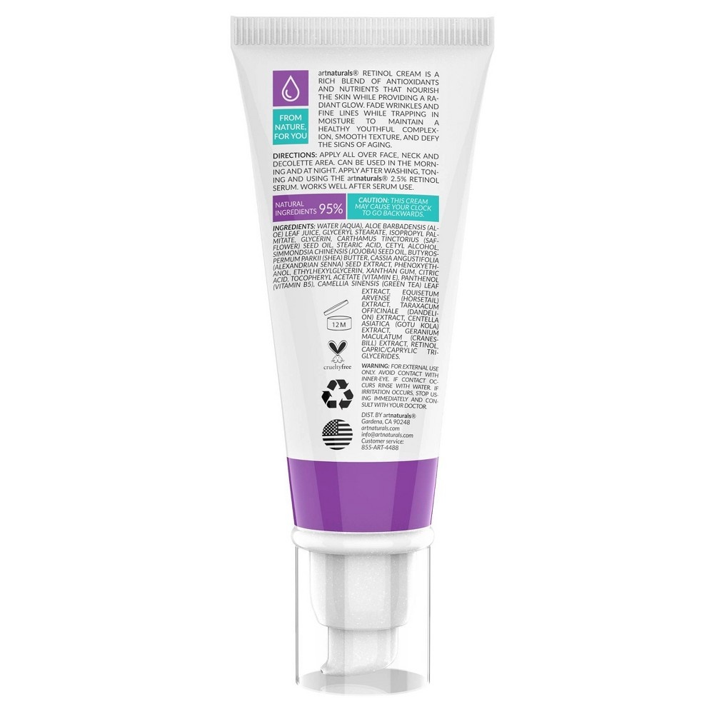 slide 2 of 3, artnaturals Retinol Cream, 1.7 fl oz