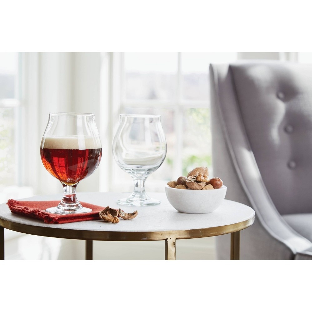 slide 2 of 2, 16oz 4pk Glass Tulip Beer Glasses - Threshold, 4 ct; 16 oz