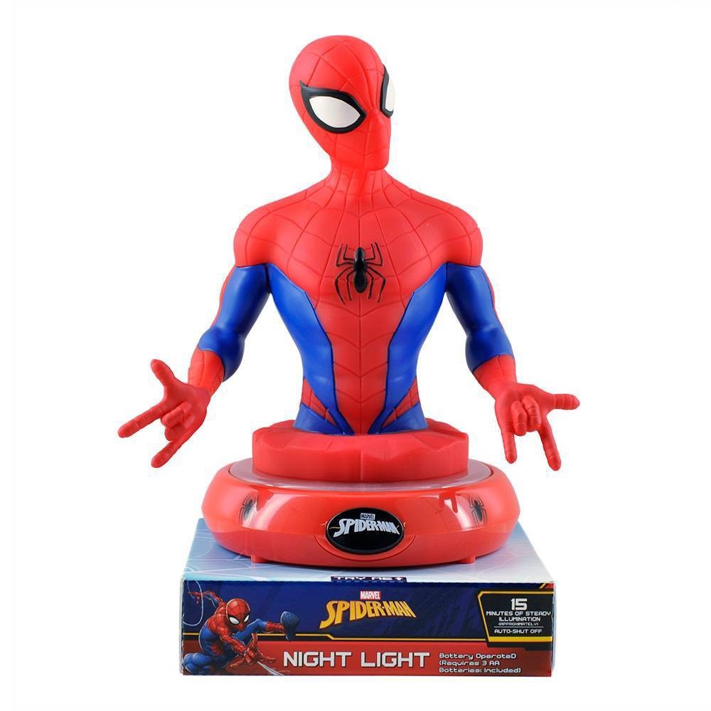 slide 4 of 4, Marvel Spider-Man LED Nightlight Red, 1 ct