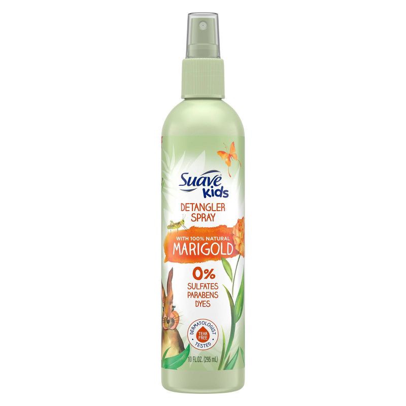 slide 2 of 6, Suave Kids' 100% Natural Marigold Detangler Spray - 10 fl oz, 10 fl oz