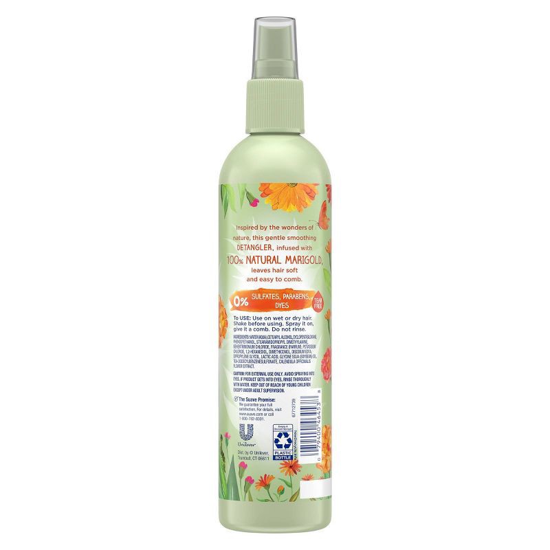 slide 3 of 6, Suave Kids' 100% Natural Marigold Detangler Spray - 10 fl oz, 10 fl oz