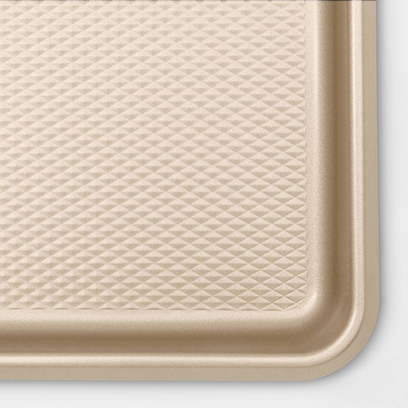 12x17 Jumbo Cookie Sheet Gold Warp Resistant Textured Steel - Made By  Design 1 ct