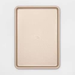 12"x17" Jumbo Cookie Sheet Gold Warp Resistant Textured Steel - Made By Design