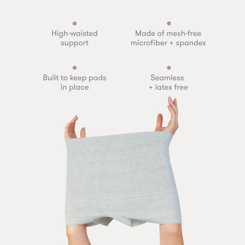slide 3 of 10, Frida Mom Disposable Postpartum Underwear Boy Shorts Briefs - Regular 8ct, 8 ct