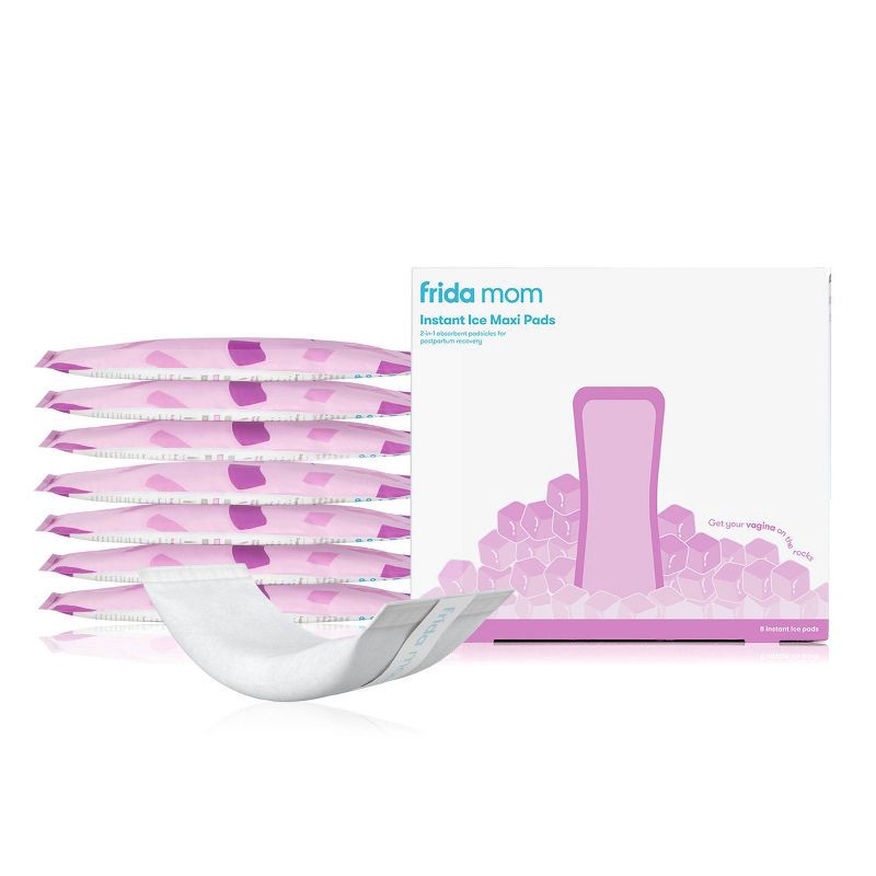 slide 1 of 8, Frida Mom Instant Ice Maxi Pad - 8ct, 8 ct