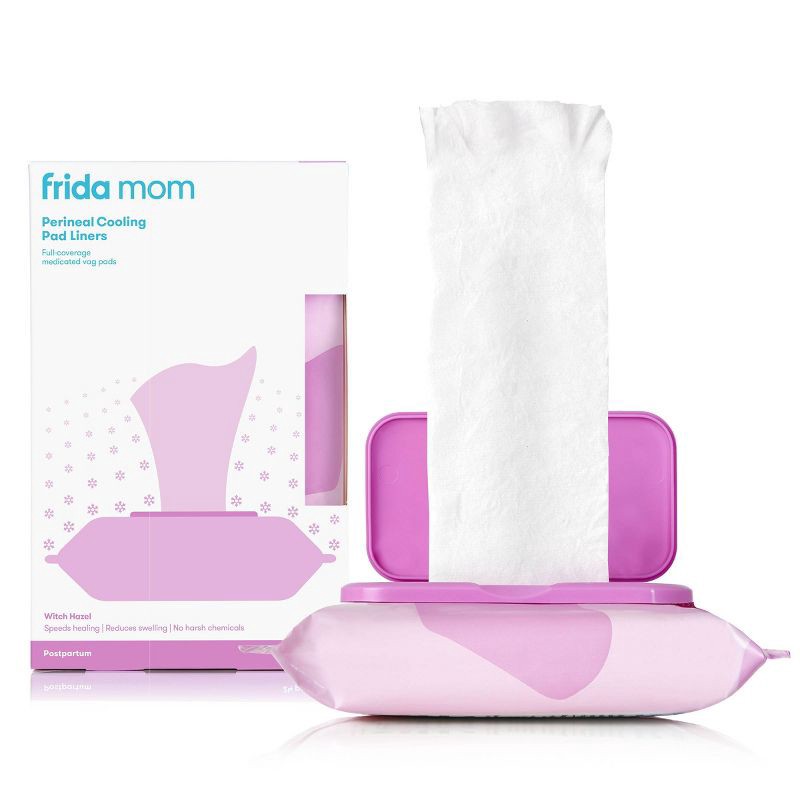 slide 1 of 11, Frida Mom Perineal Witch Hazel Cooling Pad Liners - 24ct, 24 ct