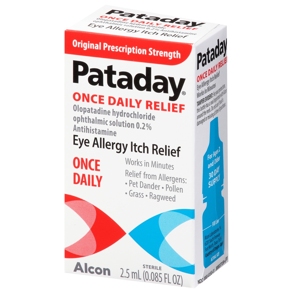 slide 3 of 9, Pataday Once Daily Relief 0.085 fl oz, 0.09 fl oz