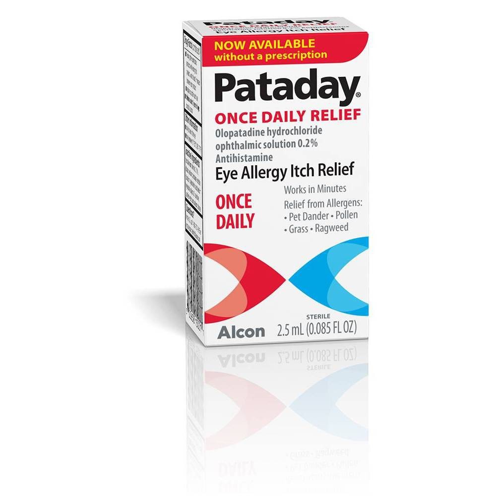 slide 1 of 5, Pataday Once Daily Eye Allergy Itch Relief, 2.5 ml