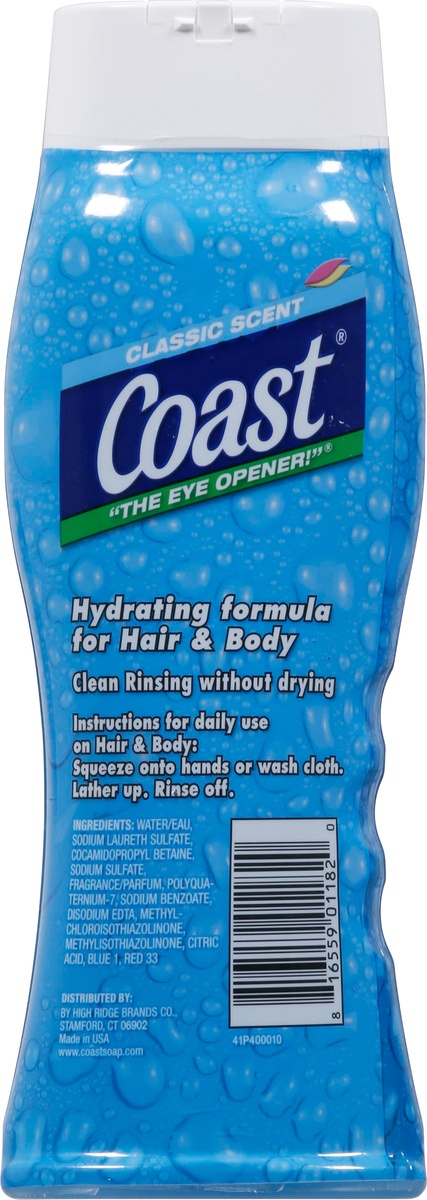 slide 9 of 10, Coast Classic Scent Hair & Body Wash, 18 fl oz