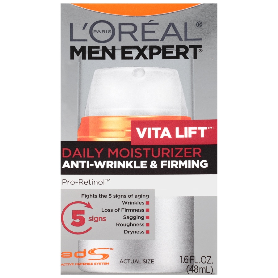 slide 2 of 7, L'Oréal Paris Men Expert Vita Lift Anti-Wrinkle & Firming Daily Moisturizer, 1.6 fl oz