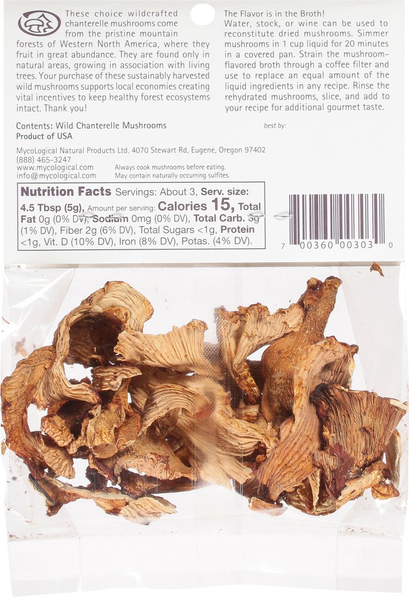 slide 8 of 9, Mycological Chanterella Mushrooms 0.5 oz, 0.5 oz