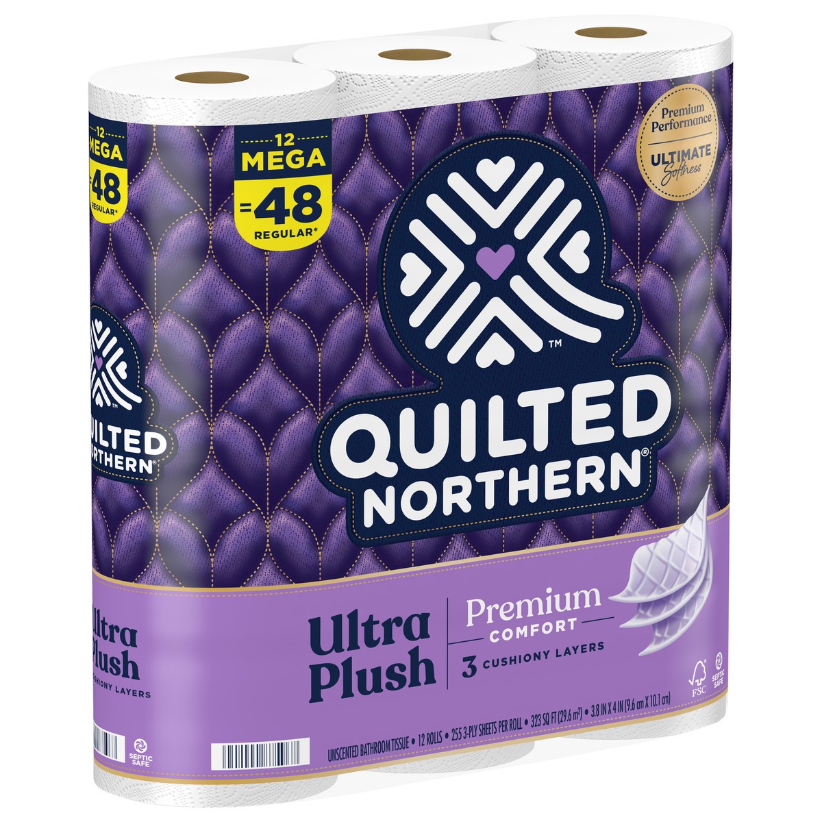 slide 4 of 5, Quilted Northern Ultra Plush Toilet Paper, 12 Mega Rolls, 12 ct