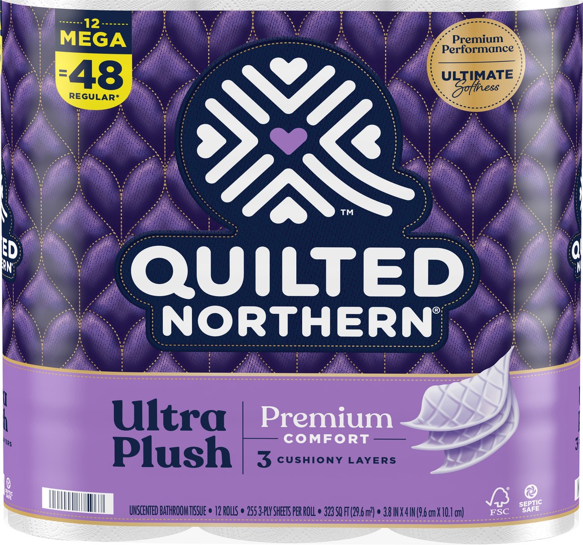 slide 2 of 5, Quilted Northern Ultra Plush Toilet Paper, 12 Mega Rolls, 12 ct