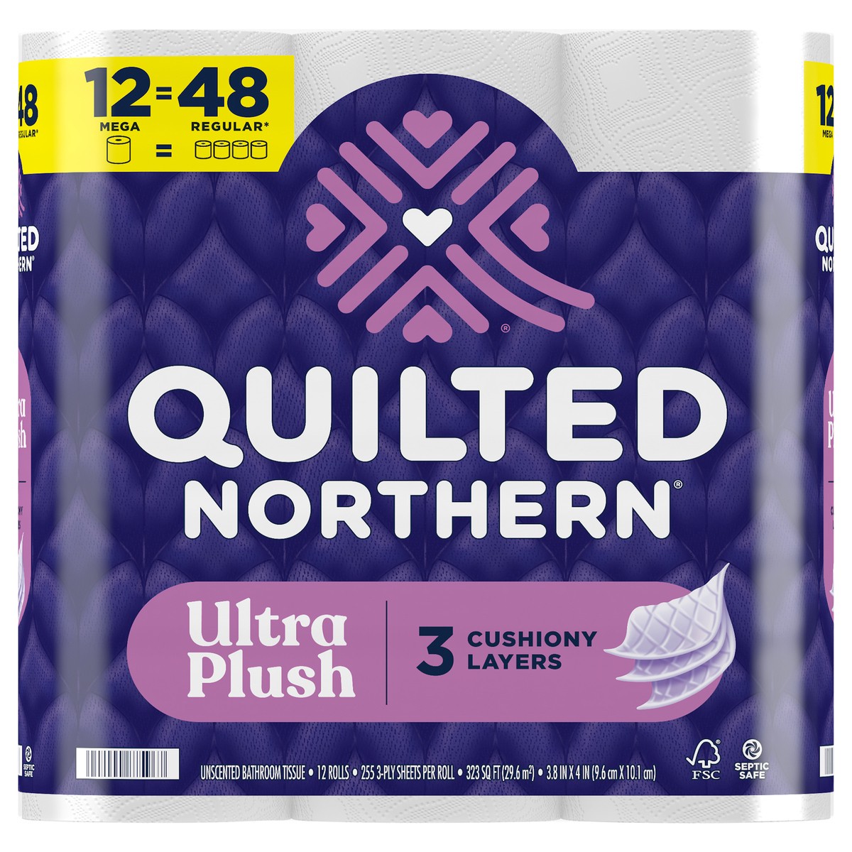 slide 1 of 5, Quilted Northern Ultra Plush Toilet Paper, 12 Mega Rolls, 12 ct