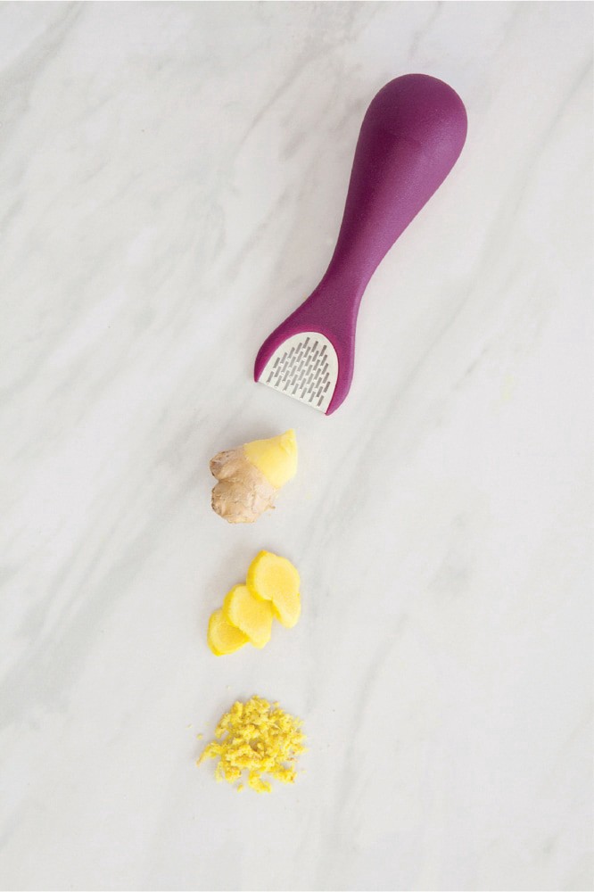 slide 2 of 4, Talisman Designs 3-in-1 Ginger Peeler - Purple, 1 ct