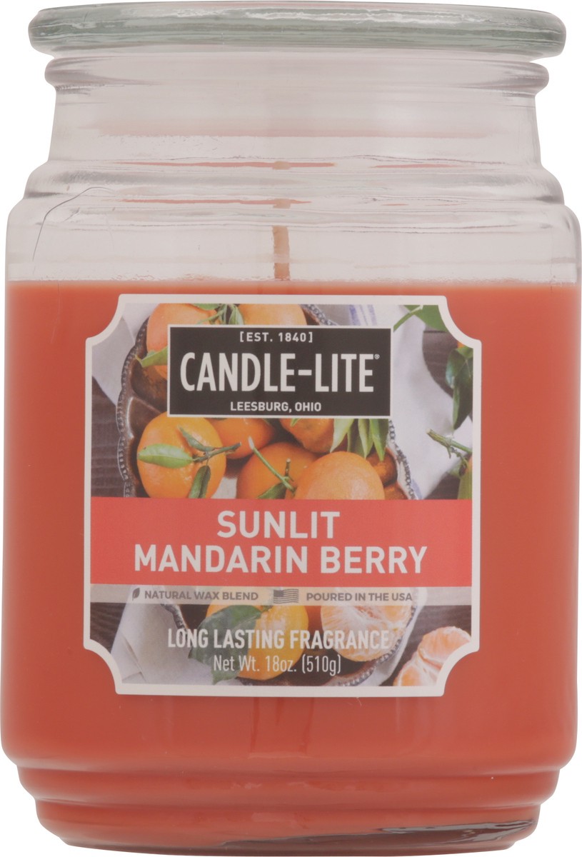 slide 5 of 11, Candle-Lite Sunlit Mandarin Berry Candle 18 oz, 18 oz