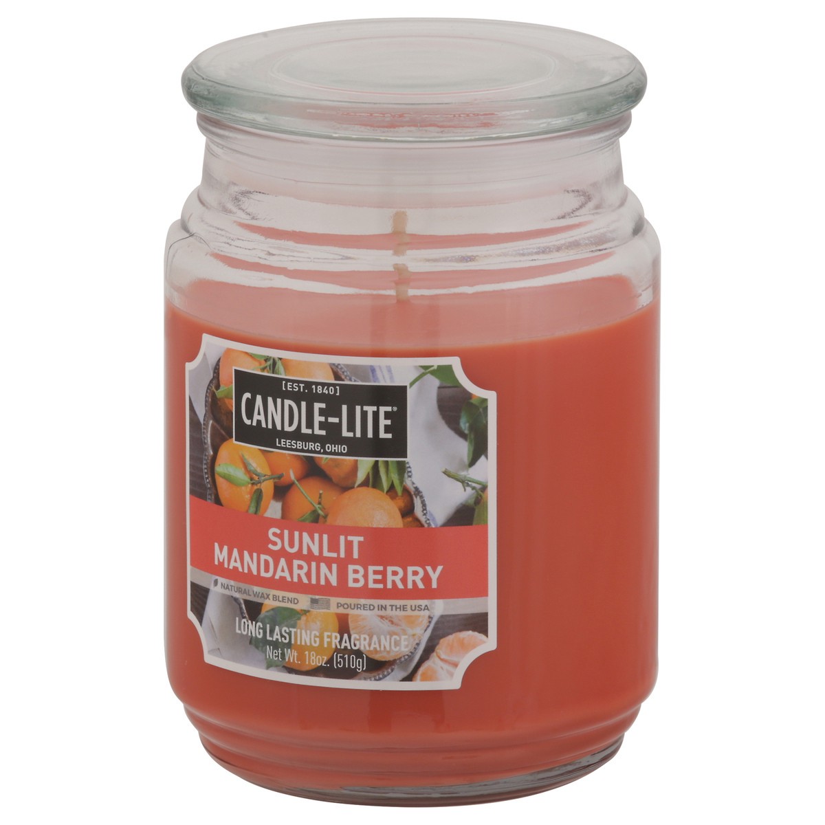 slide 6 of 11, Candle-Lite Sunlit Mandarin Berry Candle 18 oz, 18 oz