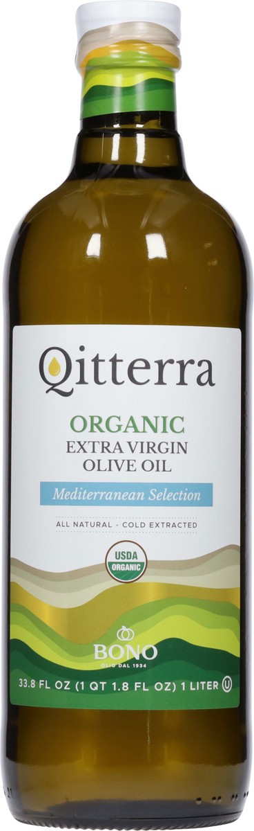 slide 10 of 13, Qitterra Mediterranean Selection Extra Virgin Organic Olive Oil 33.8 fl oz, 33.8 fl oz