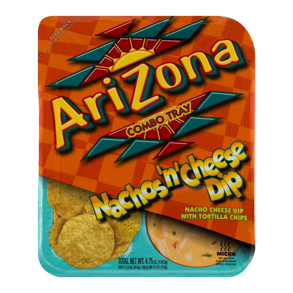 slide 1 of 1, Arizona Snack'N'Nachos Chse Dip Rte, 4.75 oz