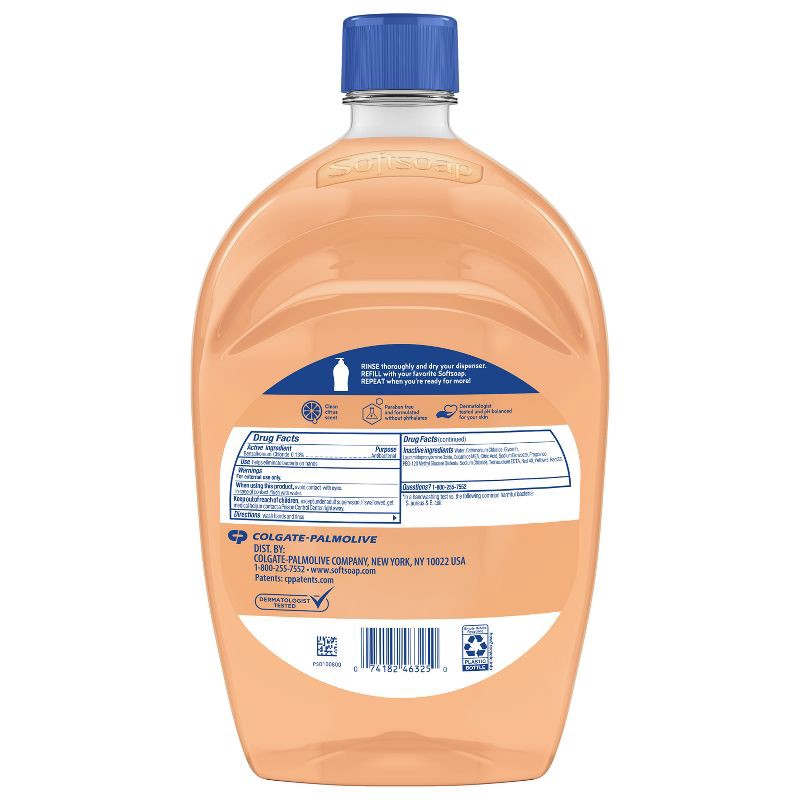 slide 14 of 19, Softsoap Antibacterial Liquid Hand Soap Refill - Crisp Clean - 50 fl oz, 50 fl oz