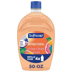 Softsoap Antibacterial Liquid Hand Soap Refill - Crisp Clean - 50 fl oz