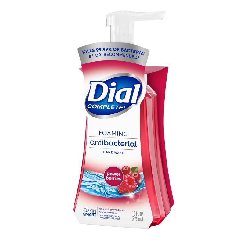 slide 12 of 13, Dial Complete Antibacterial Foaming Hand Wash - Power Berries - 10 fl oz, 10 fl oz