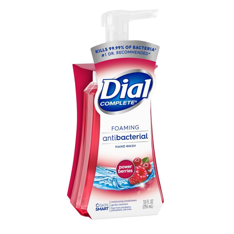 slide 13 of 13, Dial Complete Antibacterial Foaming Hand Wash - Power Berries - 10 fl oz, 10 fl oz