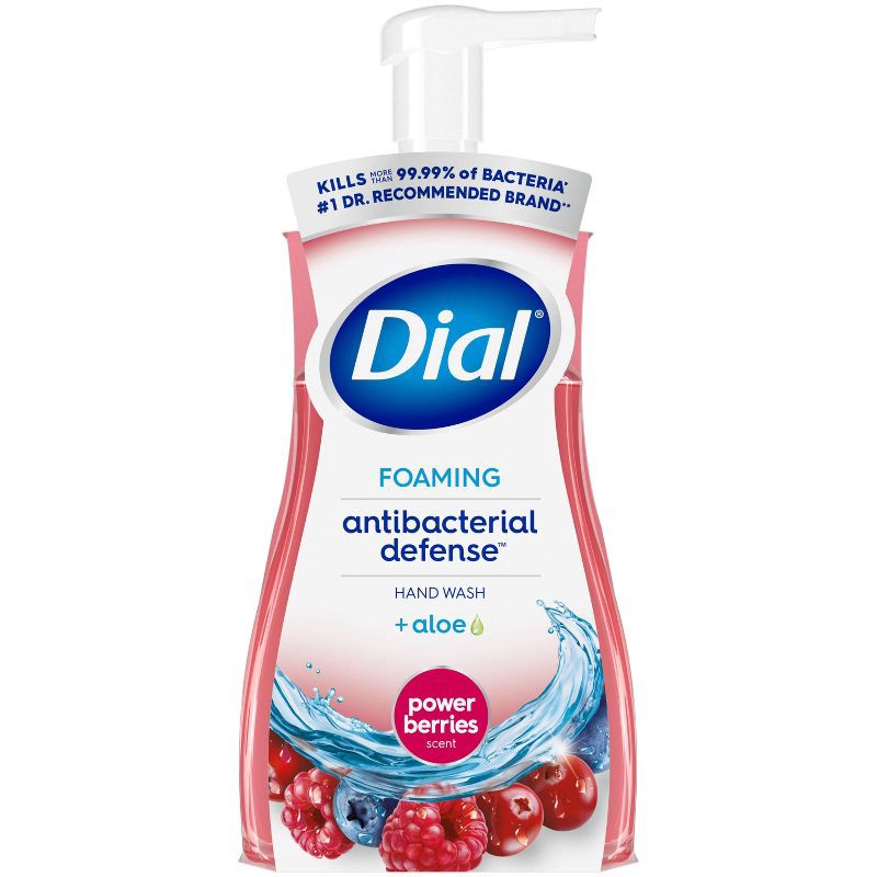 slide 1 of 13, Dial Complete Antibacterial Foaming Hand Wash - Power Berries - 10 fl oz, 10 fl oz