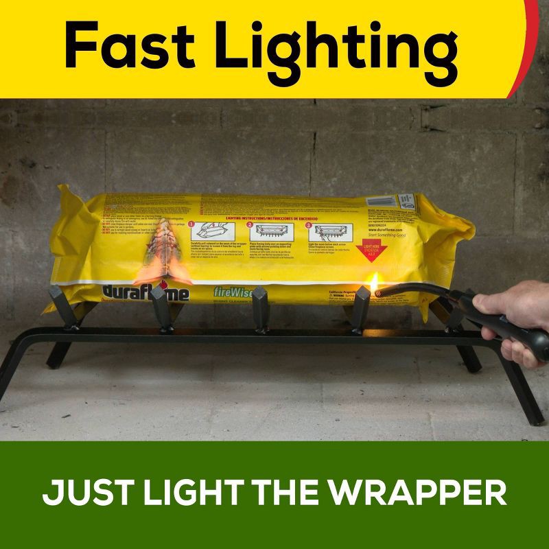 slide 7 of 9, Duraflame 6pk 4.5lbs Indoor/Outdoor Firelogs, 6 ct; 4.5 lb