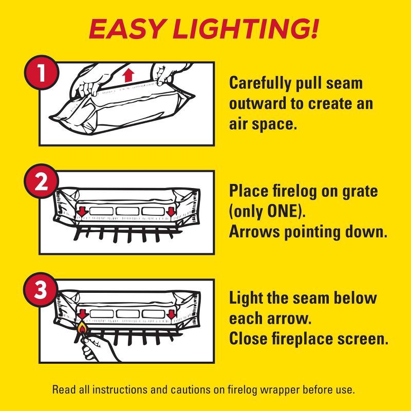 slide 8 of 9, Duraflame 6pk 4.5lbs Indoor/Outdoor Firelogs, 6 ct; 4.5 lb