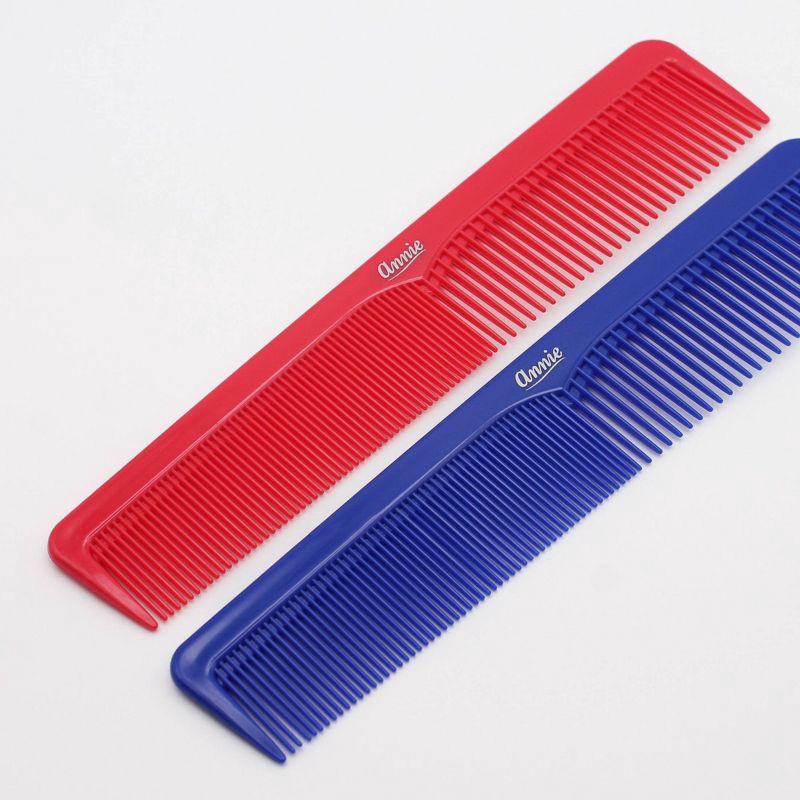 slide 2 of 5, Annie International Dressing Hair Combs - Red and Blue - 2 each, 1 ct