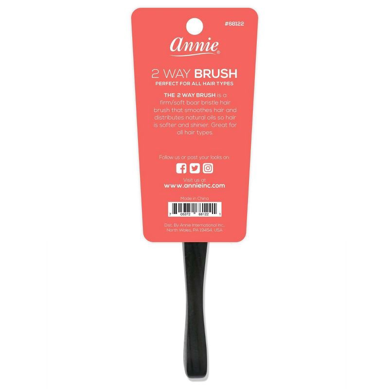 slide 3 of 3, Annie International Easy Style Professional 2 Way Boar Bristle Hair Brush, 1 ct