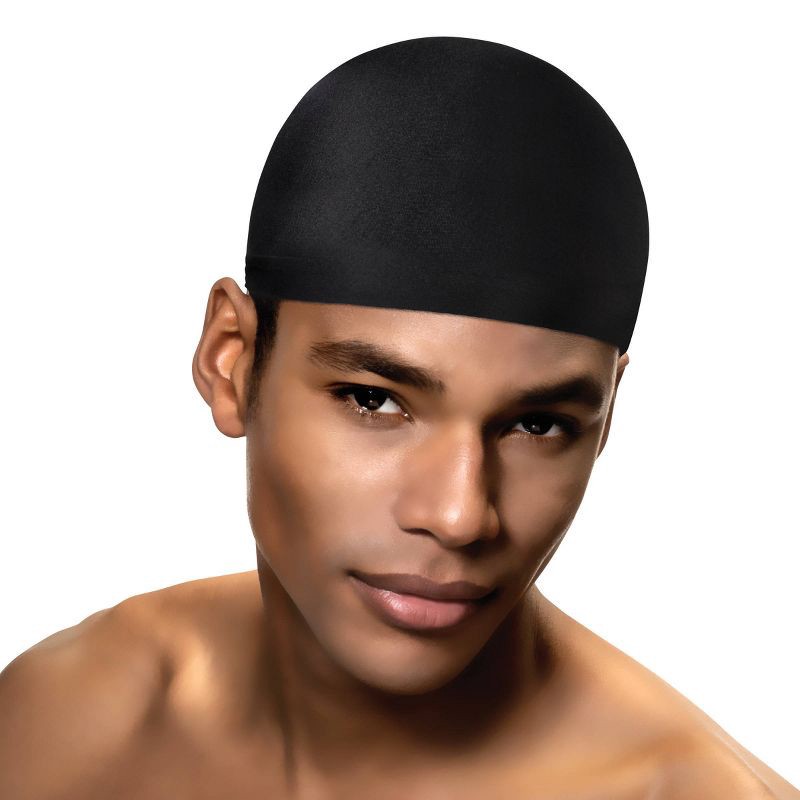 slide 2 of 7, Annie International Spandex Black Skull Cap, 1 ct