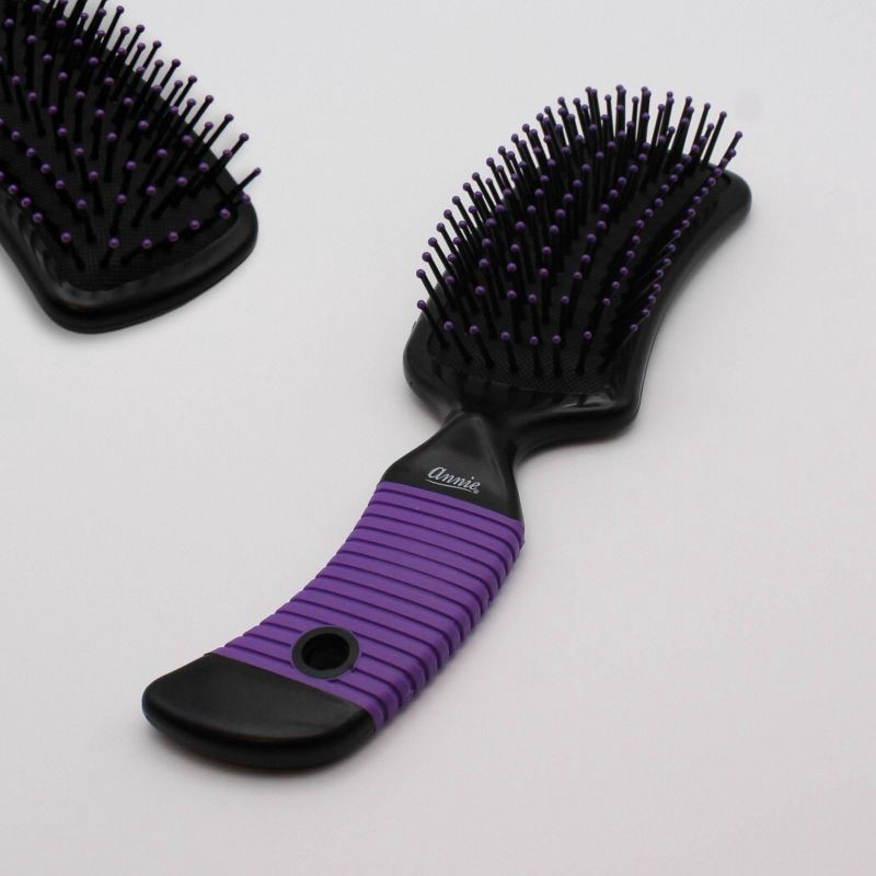 slide 4 of 5, Annie International Styling Banana Hair Brush, 1 ct
