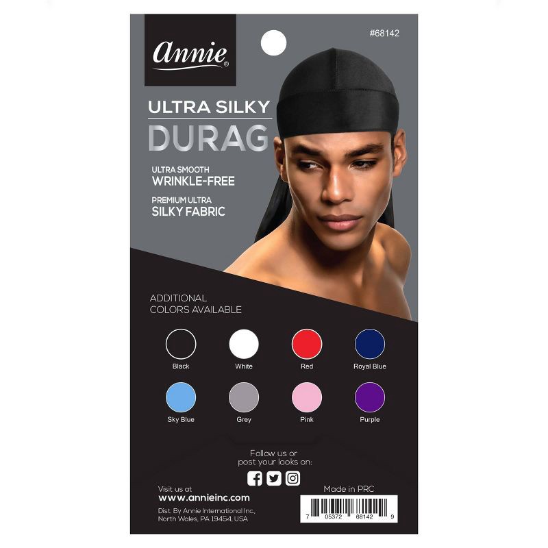 slide 3 of 5, Annie International Ultra Silky Durag - 1ct, 1 ct