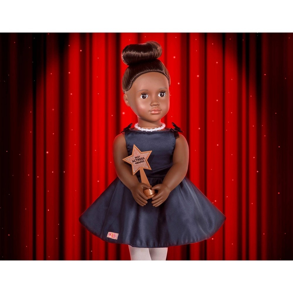 slide 2 of 3, Our Generation Malika 18" Movie Star Doll, 1 ct
