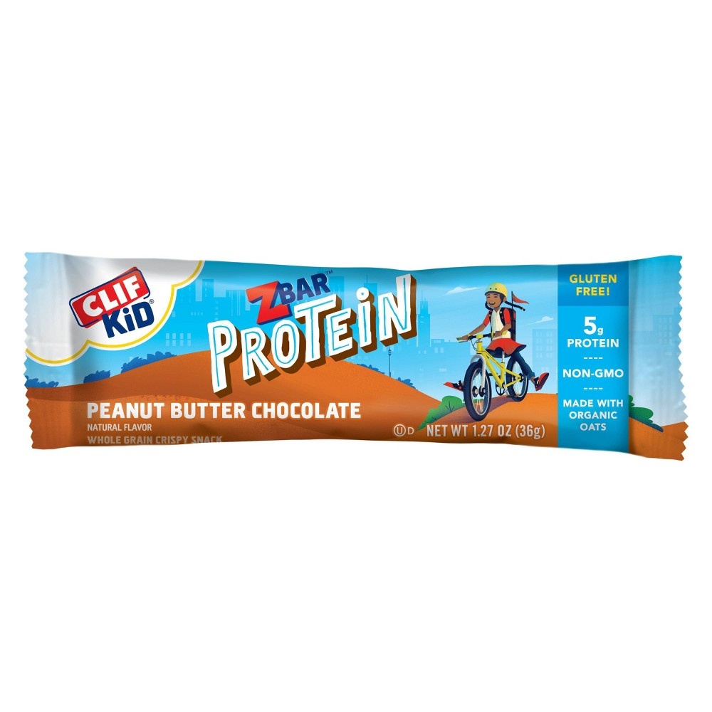 slide 2 of 4, CLIF ZBAR CLIF Kid ZBAR Protein Chocolate Peanut Butter Snack Bars - 10ct, 10 ct