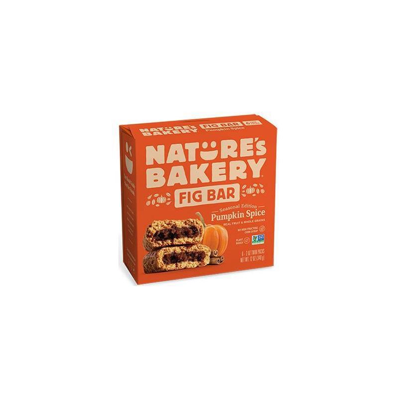 slide 2 of 3, Nature's Bakery Pumpkin Spice Fig Bars - 12oz/6ct, 6 ct; 12 oz