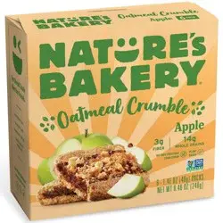 Nature's Bakery Apple Crumble Bar - 8.46oz/6ct